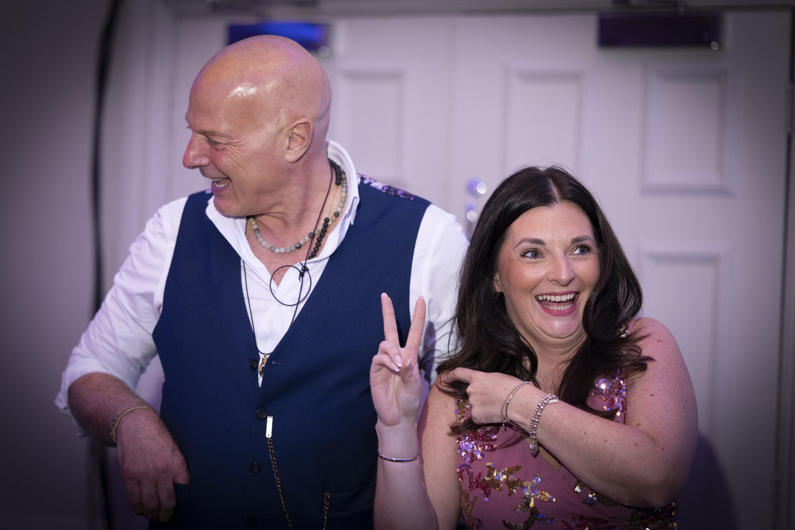 Roberto Forzoni performing psychological magic at a corporate event