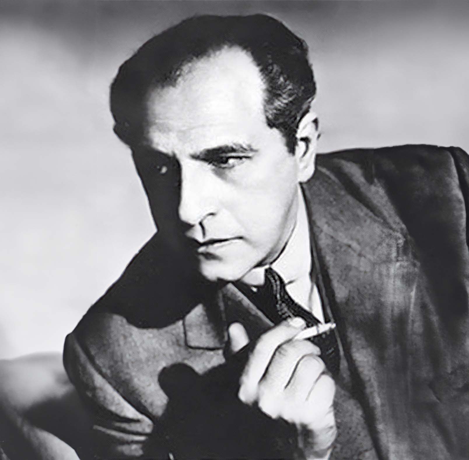 Joseph Dunninger, the Amazing Dunninger, in a studio portrait